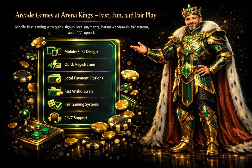 Arcade Games at Arena Kings