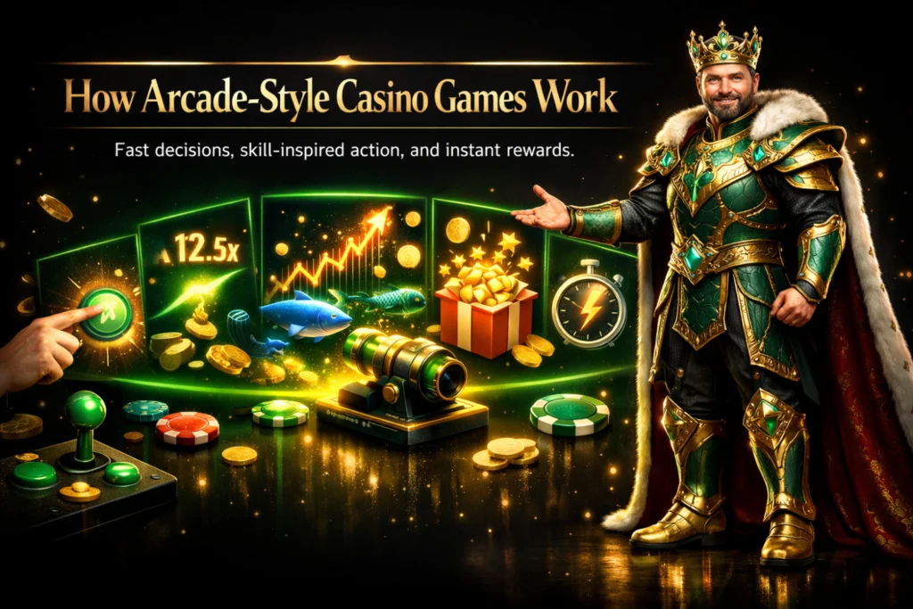 Arcade-Style Casino Games Work
