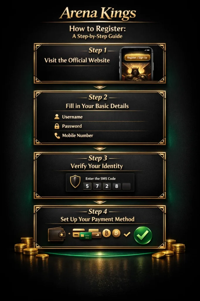 Arena Kings how to register: A Step-by-Step Guide