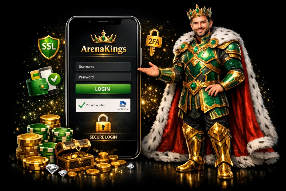 how to login arenakings888 casino