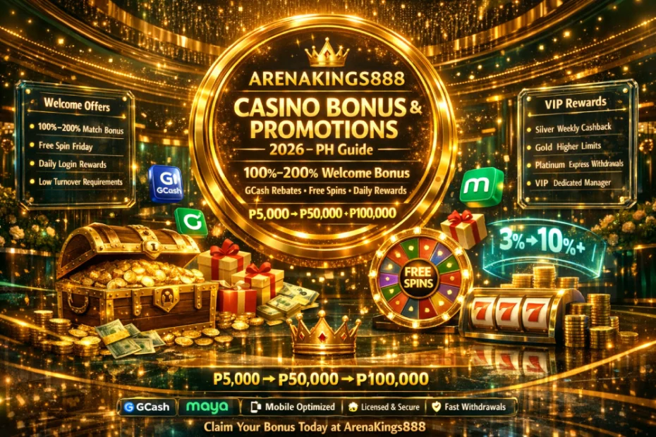 ArenaKings888 casino bonus and promotions