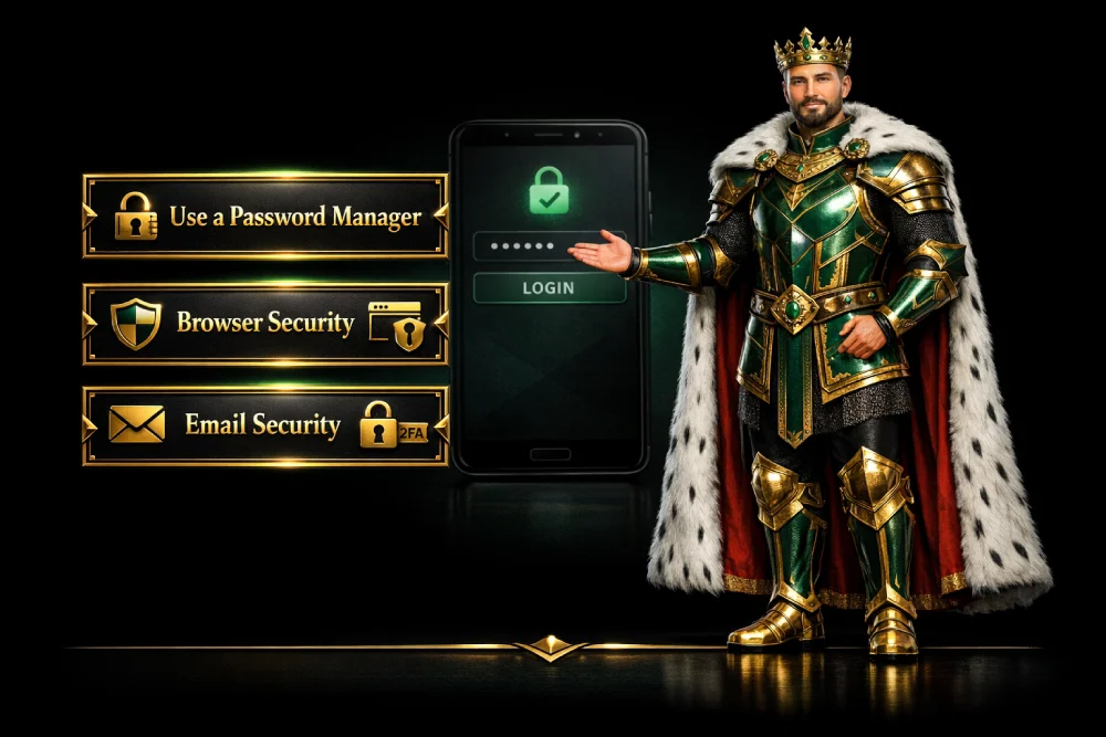 reset password at arena kings