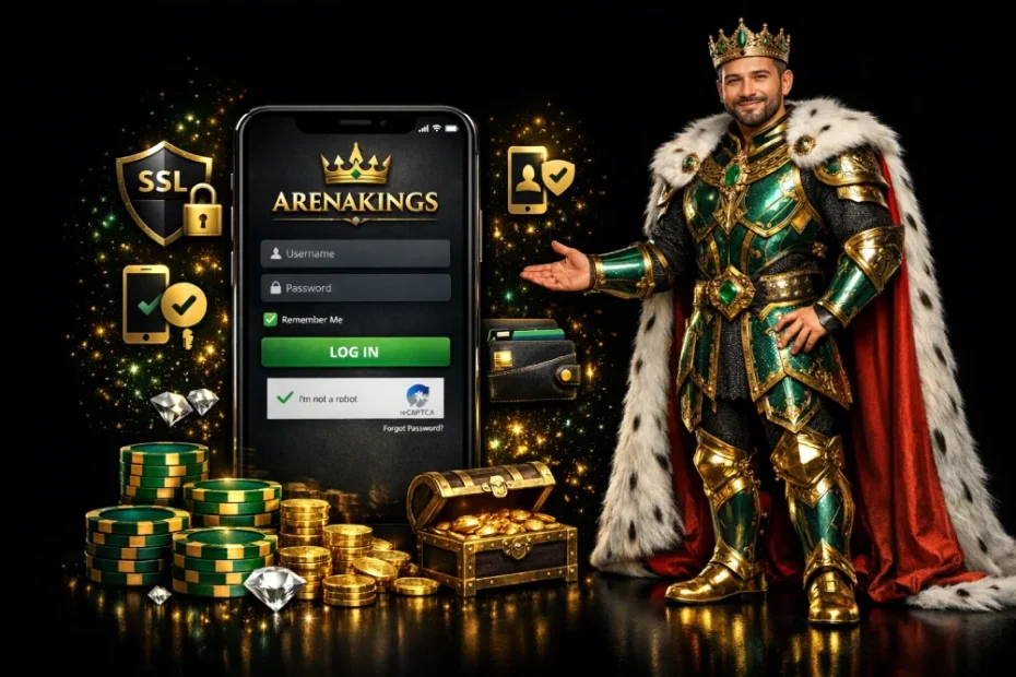how to login arenakings888 casino