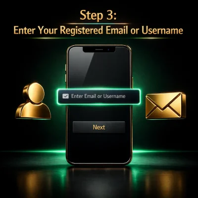 Step 3_ Enter Your Registered Email or Username