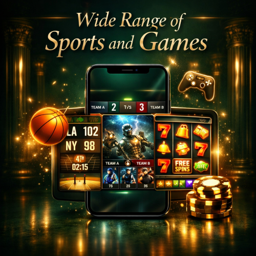 Wide Range of Sports and Games