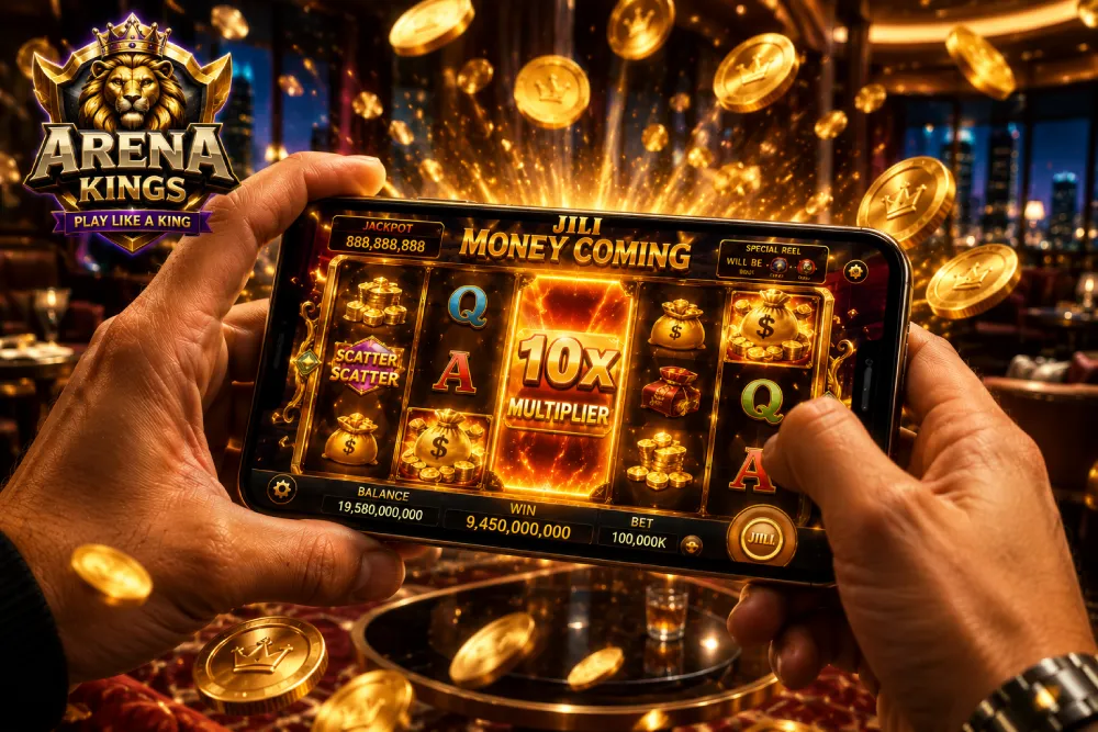 jili money coming free spins arenakings888